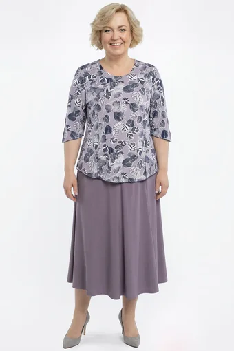 Сив комплект с листа отгоре